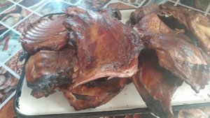 Копчёные козьи рёбрышки.