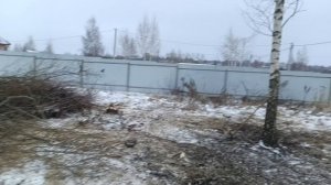Делаем забор в Серебряных прудах.