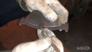 Замена датчика колодок бмв X3 е83 рест