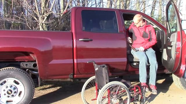 Chevrolet Silverado  GMC Sierra 2014 to Present external view of exit with a Glide n Go