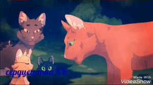 Грач и листвичка клип коты воители