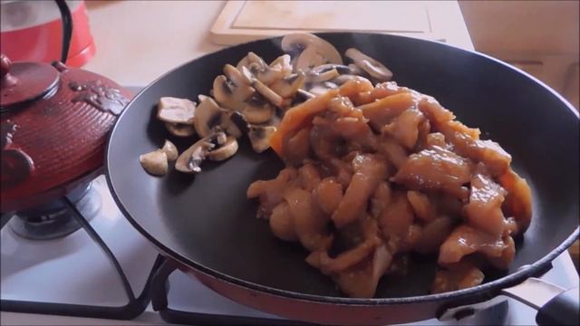 Piersi z kurczaka w sosie teriyaki - szybki obiad w 10 min