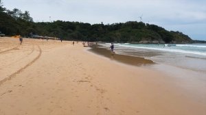 Пхукет 2024. Пляж Найхарн. Прогулка по пляжу. Снова солнце, волны небольшие! 4K