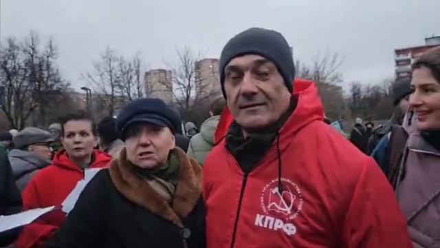 Противостояние в Афганском парке. Бесы-коммунисты против строительства храма РПЦ в Новогиреево
