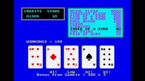 Joker Poker [Arcade] (1985) Coinmaster {Coinmaster set 1}