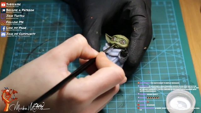 Streaming Tutorial // Baby Yoda Part 2: "How to Paint Green Skintone" смотреть онлайн