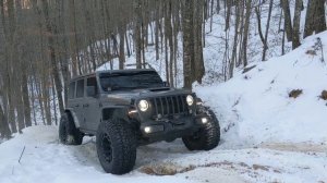 Jeep Rubicon 392 CONQUERS Insane Ice/Snow Mountain