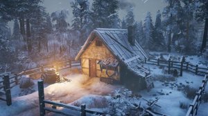 Зимняя гроза 2025 года для сна | Сильный ветер и снежная буря из-за проблем со сном. Природотерапия