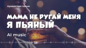 Мама, не ругай меня, я пьяный - Mom, don't scold me, I'm drunk. (AI) music, video