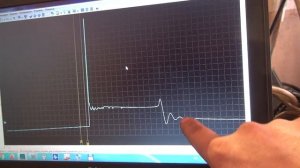 Рено сандеро "троит". Осциллограмма неисправной катушки DIS.