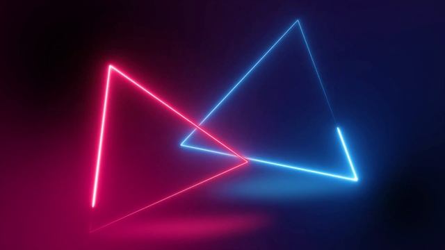 4K Triangles Neon Lights Loop Animated Background by Motion Made смотреть онлайн