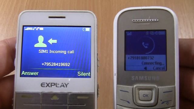 Incoming call & Outgoing call at the Same Time Samsung +Explay смотреть онлайн
