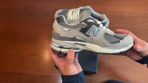 UNBOXING NEW BALANCE 2002R PROTECTION PACK RAIN CLOUD M2002RDA