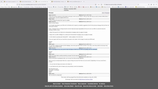 How To Deal With A Non Shipping Seller Alert on Bricklink - LEGO Bricklink & Brick Owl Series смотреть онлайн