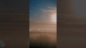 туман на рассвете.