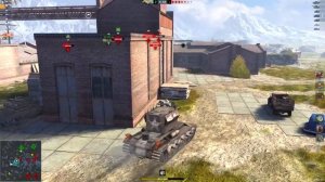 WoT blitz. BORBOROB. "Крушитель". Прожёг новенький "Крушитель". 2vs5