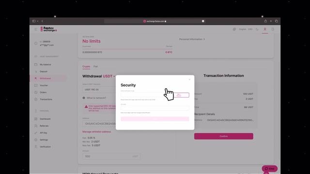 How To Withdraw Crypto On Fastex Exchange