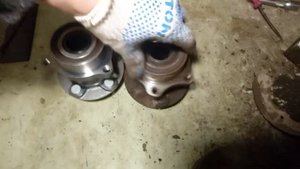 Замена задней ступицы Subaru Forester 2008
