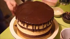 сборка торта Сникерс