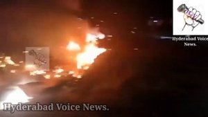 Heart Breaking News : MiG bison fighter jet of Indian Air Force crashes near by Bhimda village.