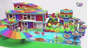 Магнитные шарики - В СПА Доме Build Safest Villa Есть Красочная Лестница И Горка