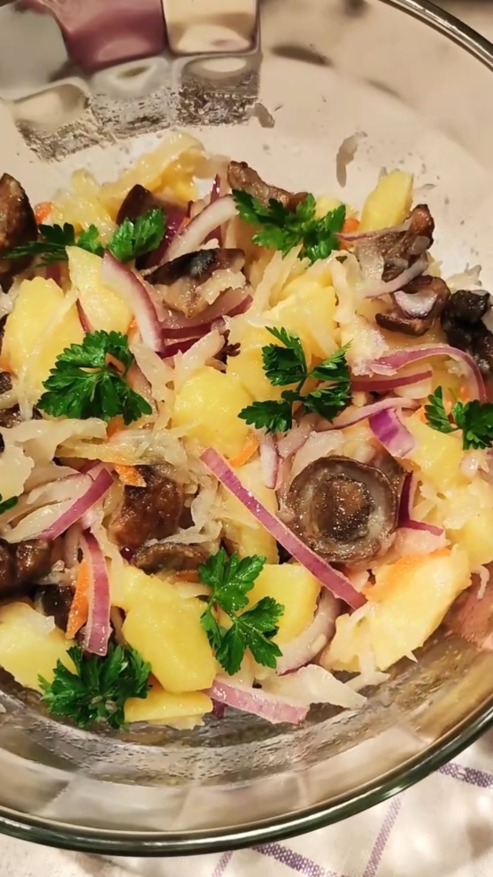 салат из картошки