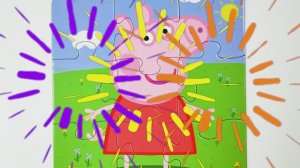 Свинка Пеппа - собираем пазлы для детей. Peppa Pig Puzzle