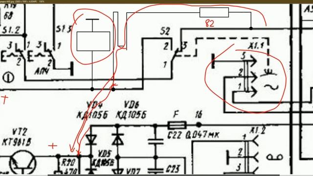 Ошибка в схеме зарядки АКБ в радиоприемнике Океан-214