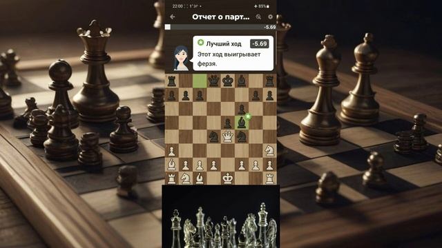 Разбор от Chesscom или Быстрая игра