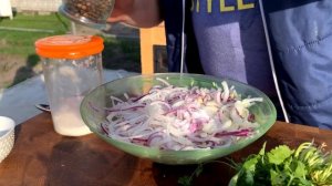Маринованный ЛУК. Лучшая закуска к шашлыку. ENG SUB