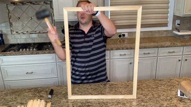 Dad Explains It All:  Wrapping Canvas Art