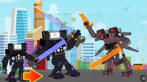 SUPER TITAN TV MAN 4.0 VS TRI TITAN! Skibidi Toilets