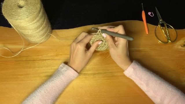 Первый урок по вязанию крючком и плетению в технике макраме для начинающих