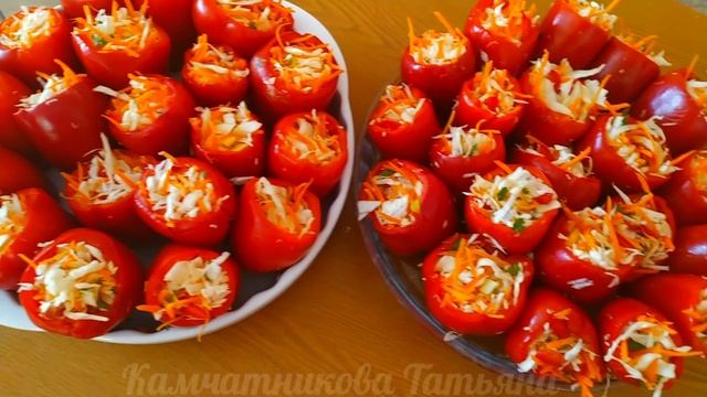 Рецепт БомбаКУЧУ РЕЦЕПТОВ ПЕРЕПРОБОВАЛА -ЭТОТ САМЫЙ ЛУЧШИЙ! БОЛГАРСКИЙ ПЕРЕЦ С ХРУСТЯЩЕЙ КАПУСТОЙ