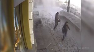 Осторожно, сосульки! Правила безопасности.