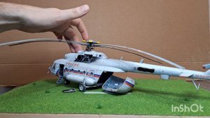 Модель вертолёта в 48м масштабе. 
Россия