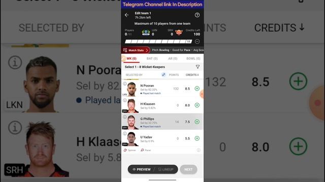 LKN vs SRH Dream11 Team | LKN vs SRH Dream11 IPL | LKN vs SRH Dream11 Team Prediction | KOL vs RCB смотреть онлайн