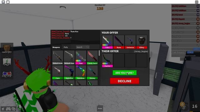 Trading Chroma Tides, Rune, Universe, and Elitey for Chroma Slasher! смотреть онлайн