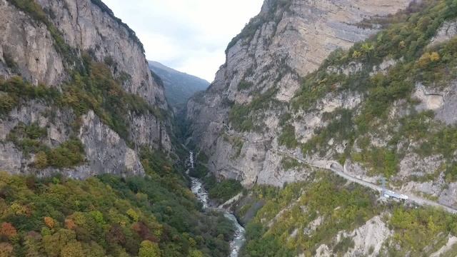 Полёт в Черекское ущелье, 03.10.2020г.