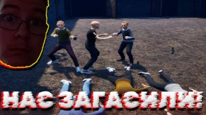 НАС ЗАГАСИЛИ ЗА ГАРАЖАМИ! В CHUSHPAN SIMULATOR