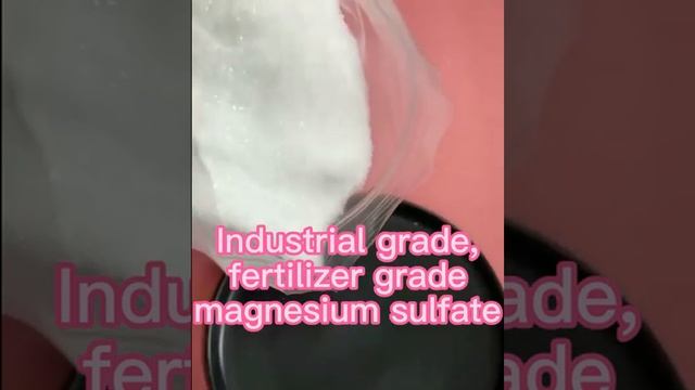 Magnesium Sulfate Anhydrous Magnesium Sulfate Monohydrate Magnesium Sulfate Heptahydrate