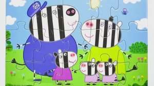 Свинка Пеппа Мультик - Зебра Зоя - собираем пазлы для детей. Peppa Pig Puzzles | Раскрашка ТВ