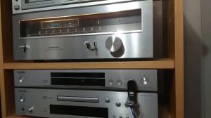 Слушаем и смотрим.  Голубая серия. Тюнер  Pioneer TX 608 + усилитель Pioneer SA-508.  Blue Line