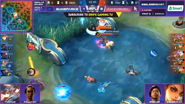 MPL LING TOP 15 PLAYS PART 1 | SNIPE GAMING TV