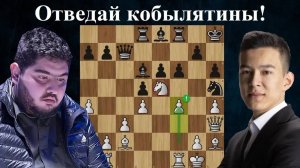 Мощная атака! Нодирбек Абдусатторов  - Пархам Магсудлу UzChess Cup 2024. Шахматы