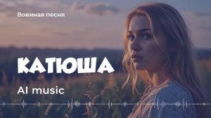 Катюша (военная песня) - Artificial Intelligence (AI) music, video