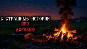 3 СТРАШНЫЕ ИСТОРИИ ПРО ДЕРЕВНЮ!  СТРАШНЫЕ ИСТОРИИ НА НОЧЬ