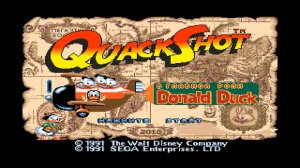 Прохождение игры : QuackShot Starring Donald Duck . Кряк-Выстрел с Дональдом Даком . SEGA . gens .