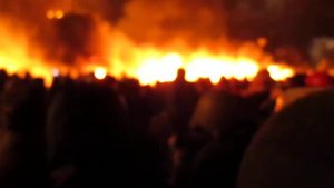 Киев Майдан ночь с 18 на 19 февраля 2014