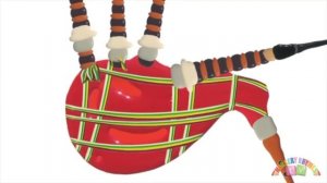 *BAGPIPES* | Musical Instruments | Nursery Rhymes TV | Music For Kids
